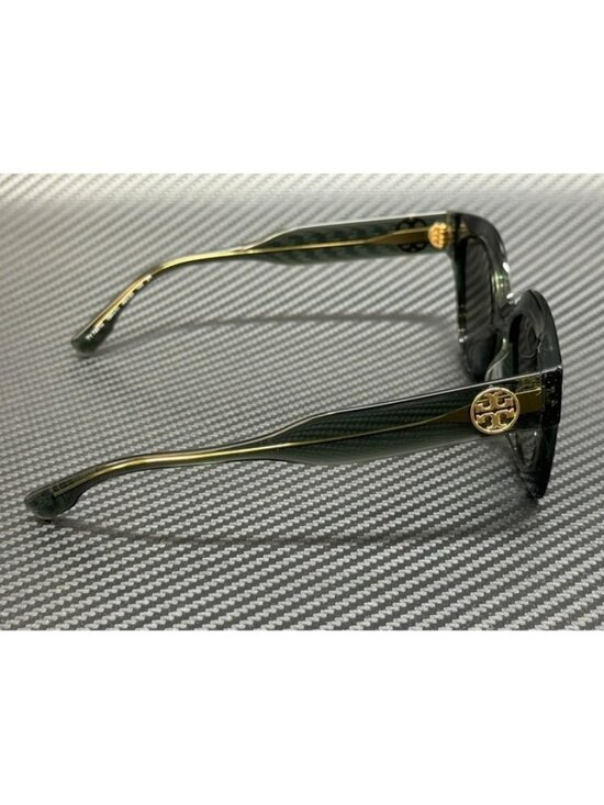 New Tory Burch Women Transparent Green Sunglasses 49-20-145 main image 4